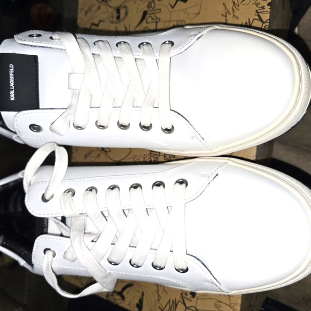 Karl Lagerfeld Men's White Sneakers